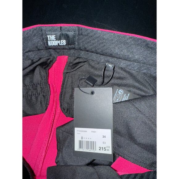 The Kooples Barbie Pink Wide-Leg Pants FR 34 / US 0 - Picture 4 of 4